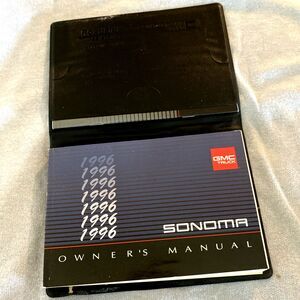 ORIGINAL 1996 GMC Sonoma Truck Owners Manual With Cover